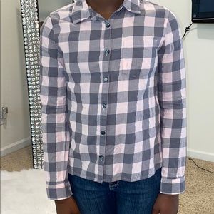 Long sleeve plaid shirt